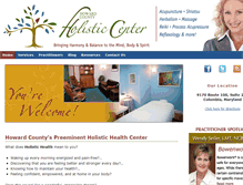 Tablet Screenshot of howardcountyholisticcenter.com